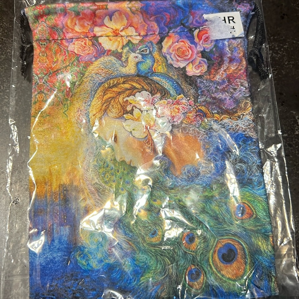 Whimsical Tarot Cards Drawstring Bags - 5X6.5